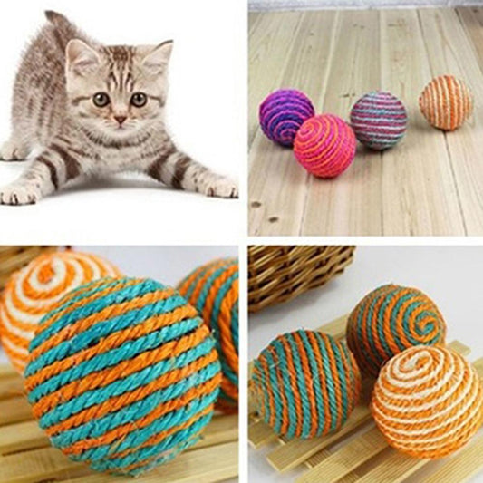 Cat Rope Weave Ball