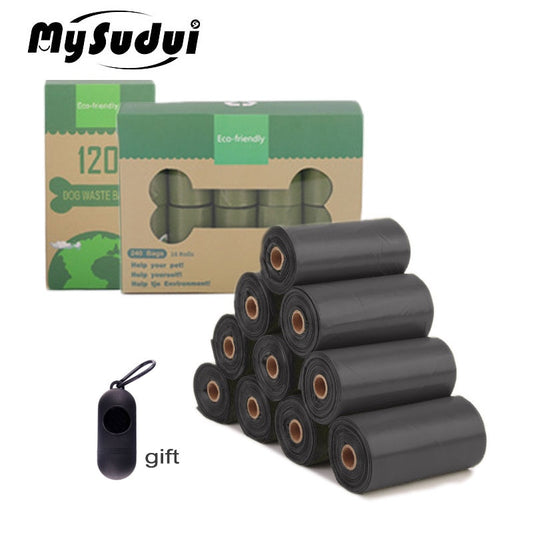Dog Poop Rolls Bags - Biodegradable Compostable and Eco Friendly