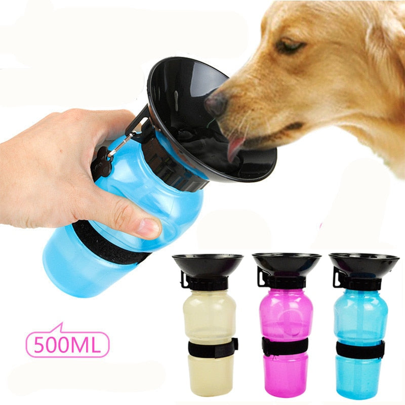Dog Drinking Squeeze Dog Bottle 500ml