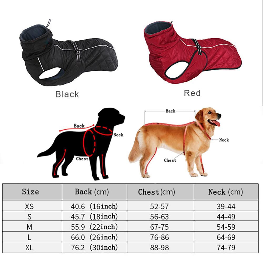 Dog Outdoor Waterproof Winter Jacket