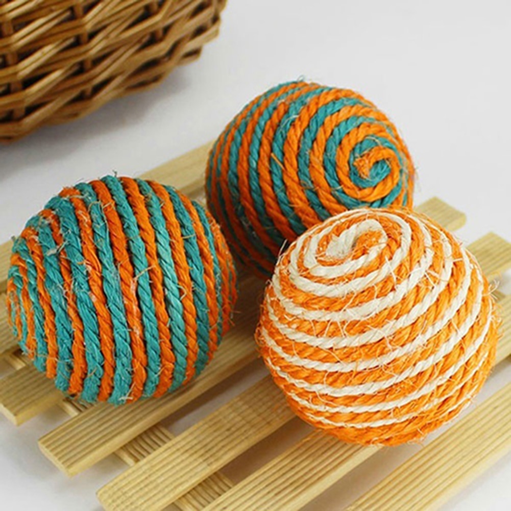 Cat Rope Weave Ball