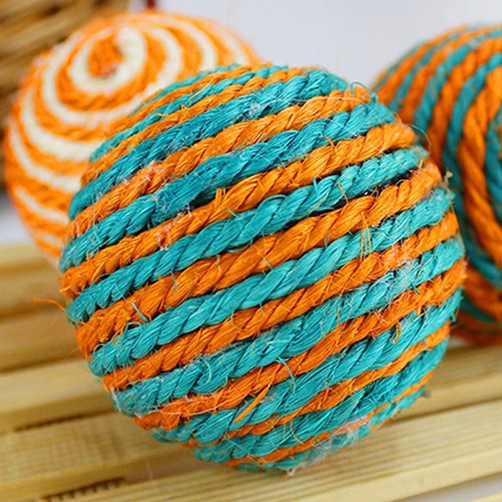 Cat Rope Weave Ball