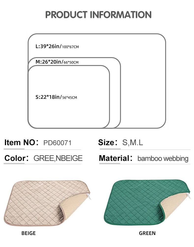 Reusable  Waterproof Dog Mat