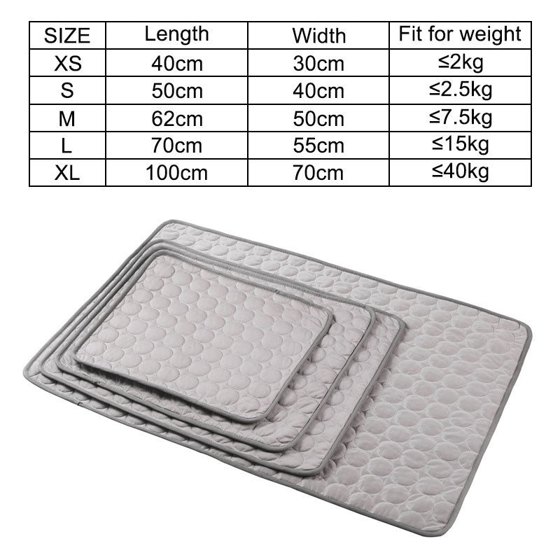 Dog Cooling Mat Summer Breathable