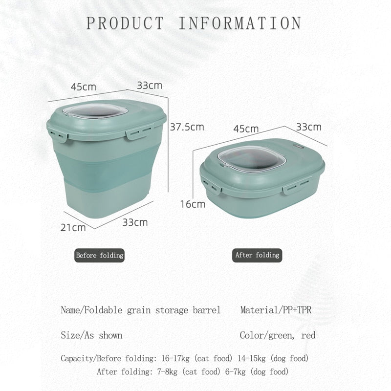 Pet Dry Food Storage Container 12.5L - SHUANGMAO