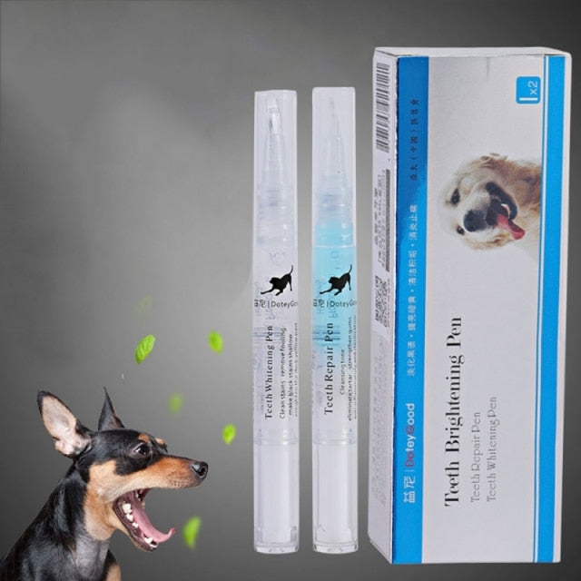 Dog Cat Teeth Cleaning Pen 5 ml - set