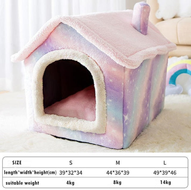 Foldable Sleep Pet Cat House Indoor
