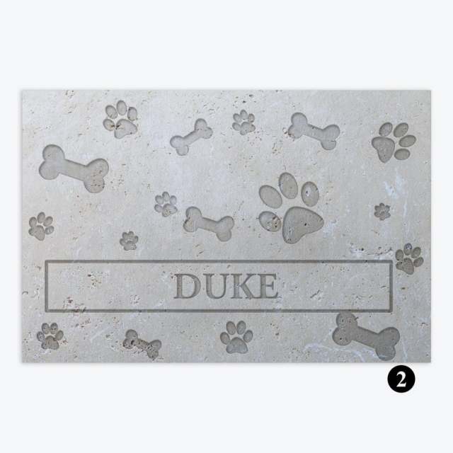 Waterproof Pet Placemat - Personalized Name