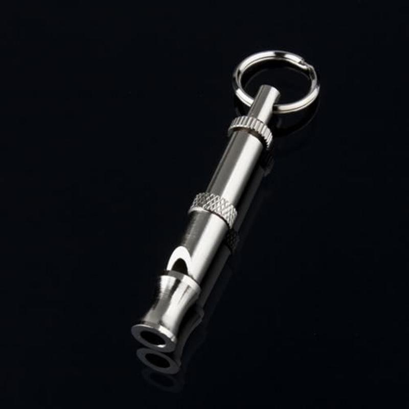 Long Brass Adjustable Whistle Pet