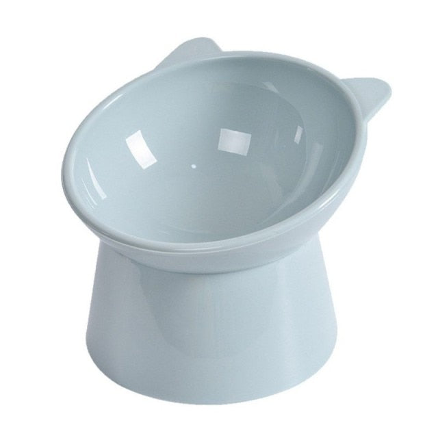 45°Neck Protector Cat High Food Bowl