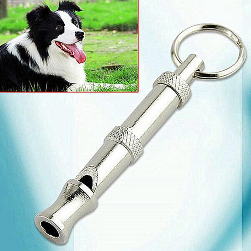 Long Brass Adjustable Whistle Pet