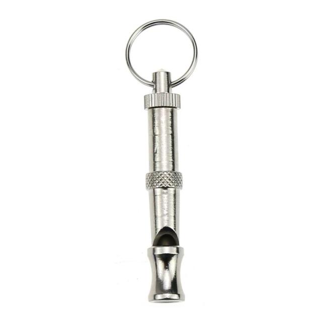 Long Brass Adjustable Whistle Pet