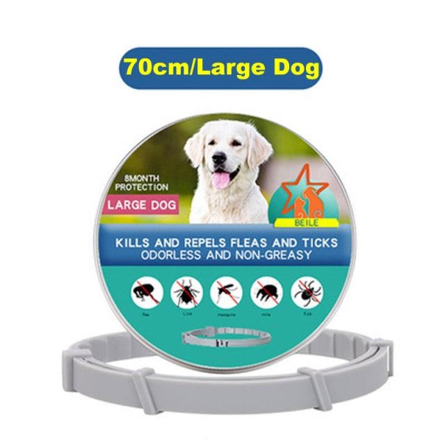 Dog and Cat Collar - Anti-flea, Ticks, Mosquitoes