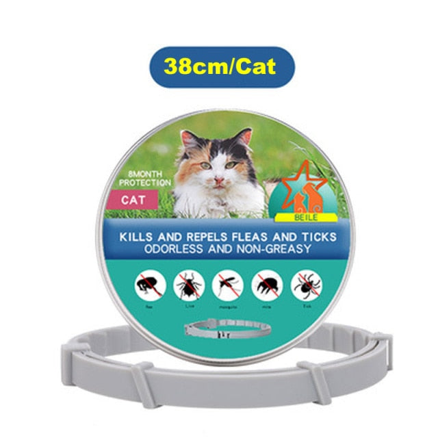 Dog and Cat Collar - Anti-flea, Ticks, Mosquitoes