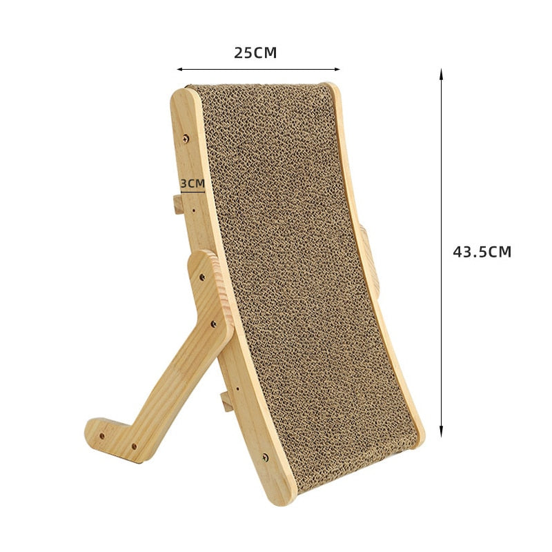 Wooden Cat Scratcher