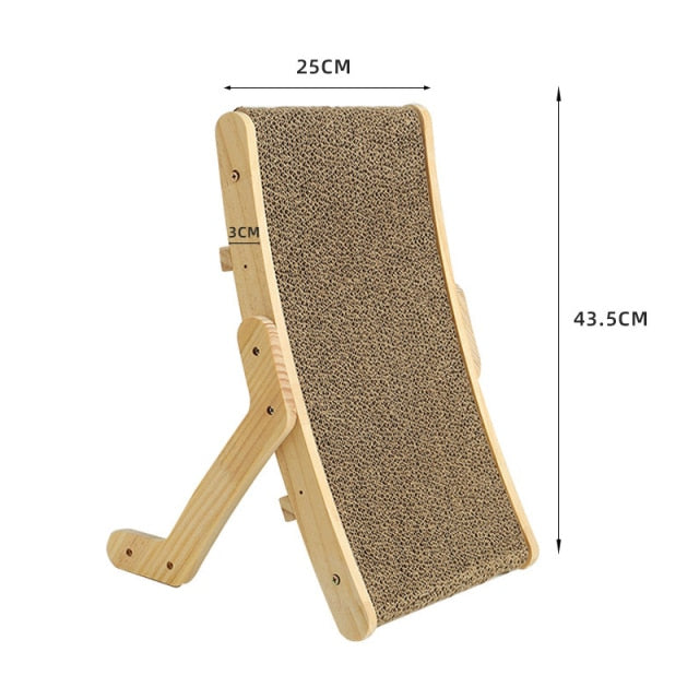 Wooden Cat Scratcher