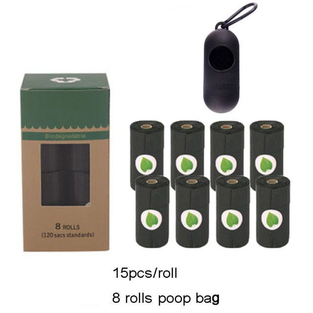 Dog Poop Rolls Bags - Biodegradable Compostable and Eco Friendly