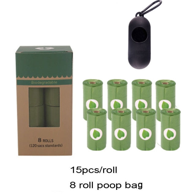 Dog Poop Rolls Bags - Biodegradable Compostable and Eco Friendly