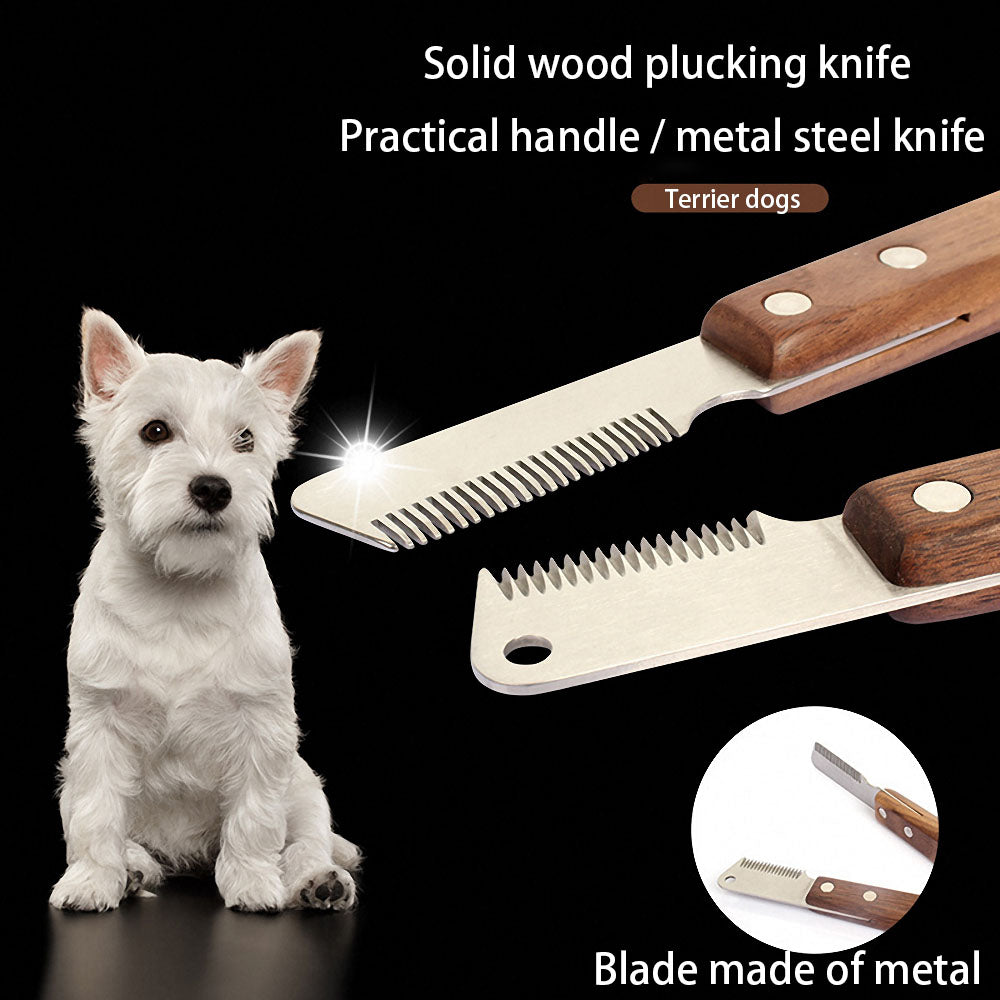 Stainless Steel Wooden Handle Hair Care