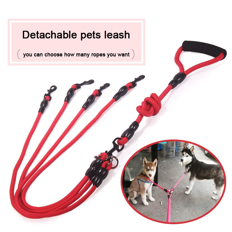 Dog Leash Nylon - 2, 3 or 4 Ropes