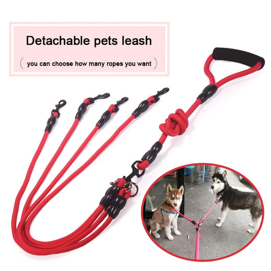 Dog Leash Nylon - 2, 3 or 4 Ropes