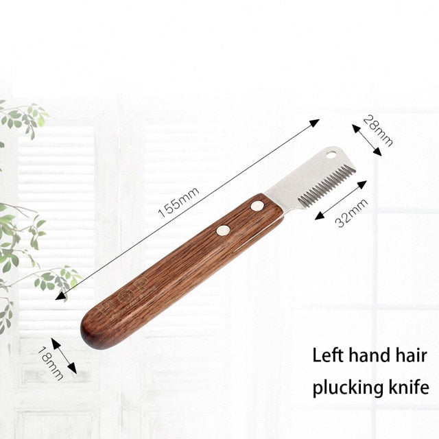 Stainless Steel Wooden Handle Hair Care